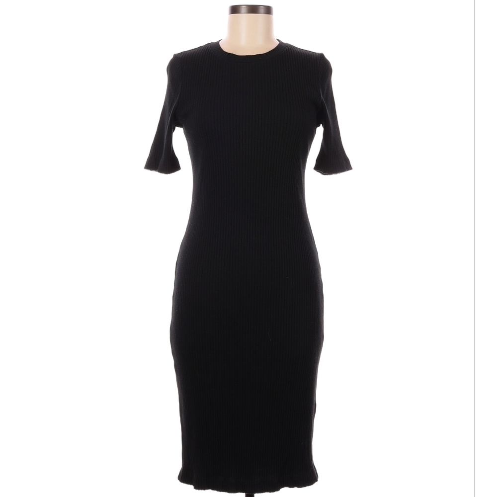 Banana Republic Women's Short Sleeve Midi Sweater Dress